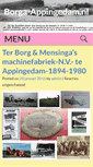 Mobile Screenshot of borga-appingedam.nl